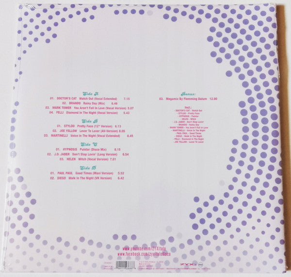 ZYX Italo Disco History 1983   ,  2 LP , Limited Edition, Numbered, Partially Mixed,  Coloured