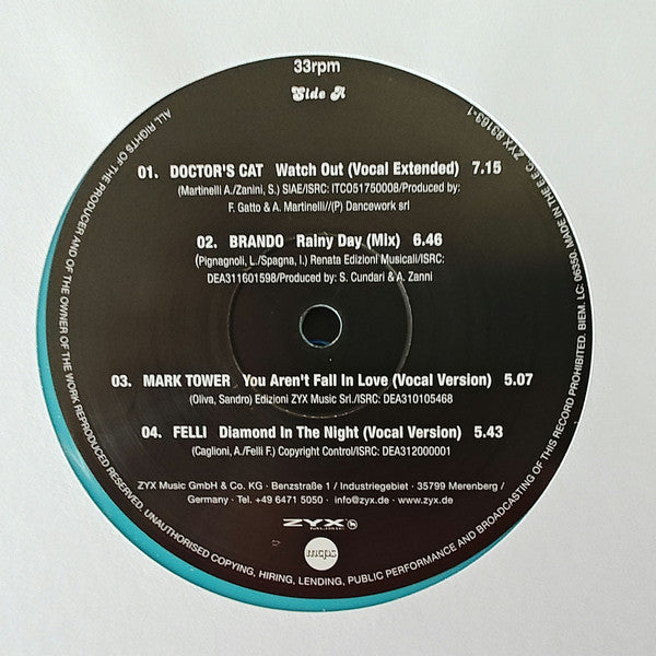 ZYX Italo Disco History 1983   ,  2 LP , Limited Edition, Numbered, Partially Mixed,  Coloured