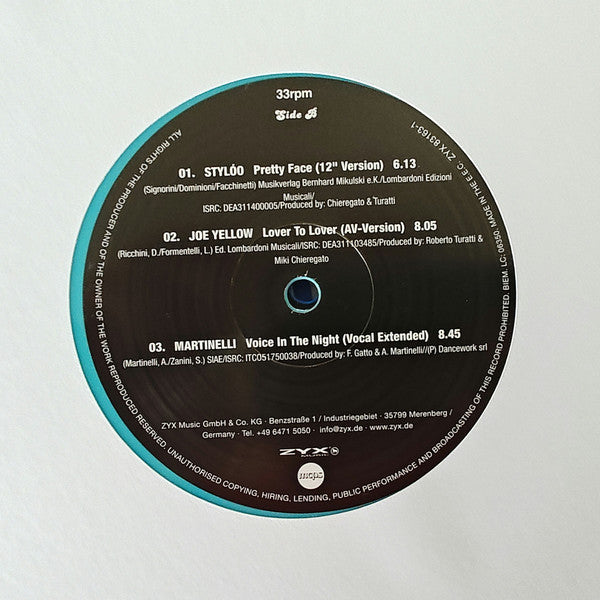 ZYX Italo Disco History 1983   ,  2 LP , Limited Edition, Numbered, Partially Mixed,  Coloured