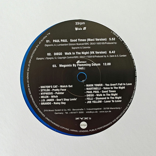 ZYX Italo Disco History 1983   ,  2 LP , Limited Edition, Numbered, Partially Mixed,  Coloured