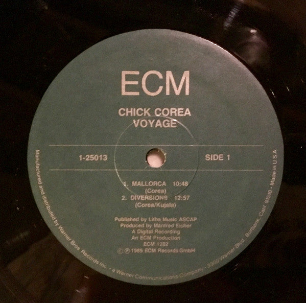 Chick Corea, Steve Kujala ‎– Voyage    ECM