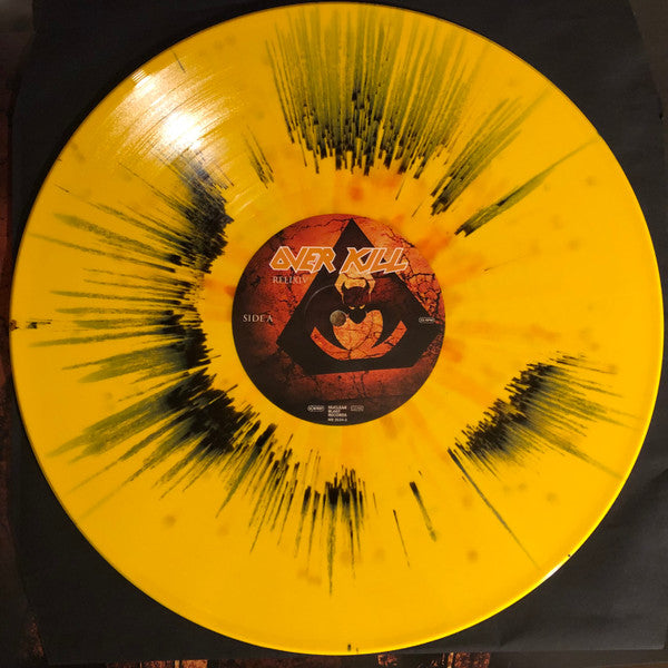 Overkill – ReliXIV, Gatefold, Limited Edition, Yellow w/ Orange & Black Splatter