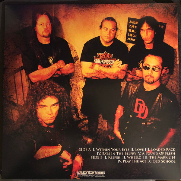 Overkill – ReliXIV, Gatefold, Limited Edition, Yellow w/ Orange & Black Splatter