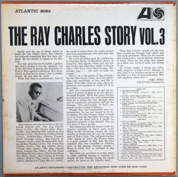 Ray Charles – The Ray Charles Story Volume 3