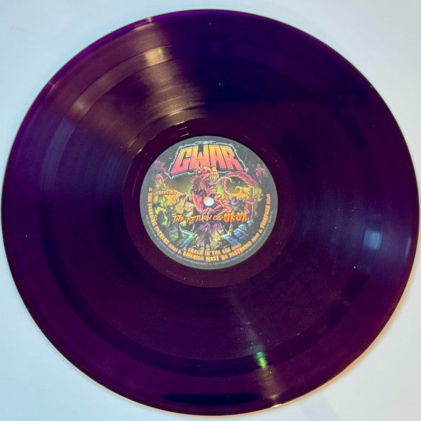 Gwar – The Return of Gor Gor, Gatefold, Vinyl, 12", EP, Etched, Purple