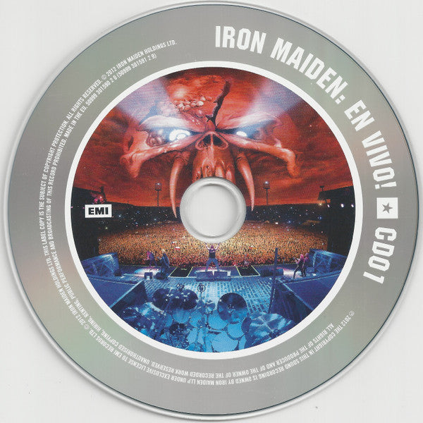 Iron Maiden – En Vivo!   ,  2 CD