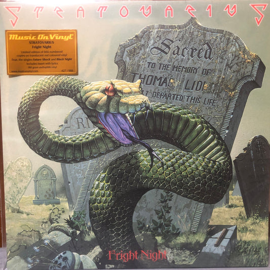 Stratovarius – Fright Night, Limited Edition, Numbered(350/666), Red Translucent Vinyl