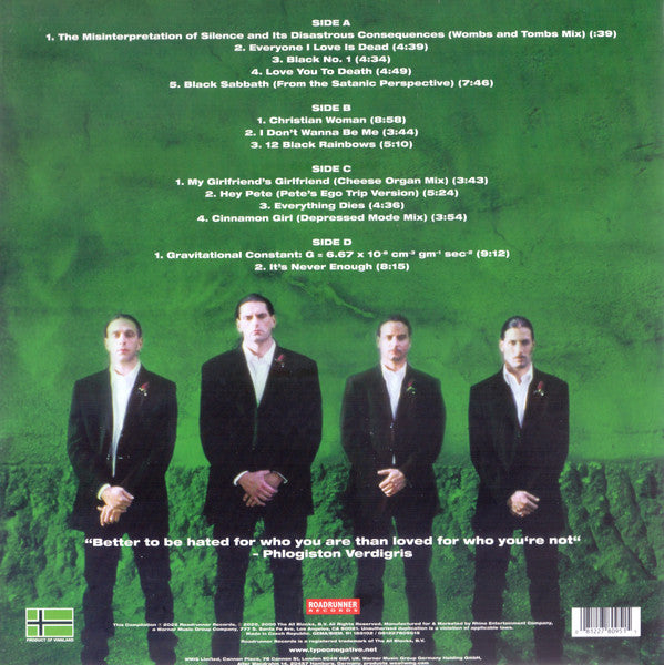 Type O Negative – The Least Worst Of   ,  2 LP , Gatefold  ( RHINO )