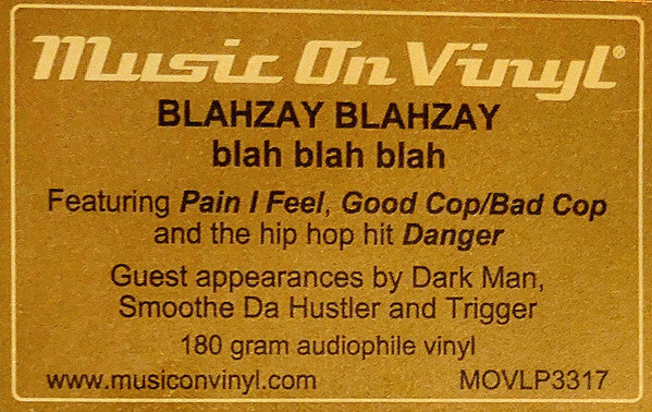 Blahzay Blahzay – Blah Blah Blah   ,  2LP , 180 gram ,