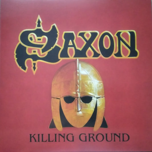 Saxon – Killing Ground, Limited Edition, Numbered(269/1000), Red And Silver Marbled Vinyl