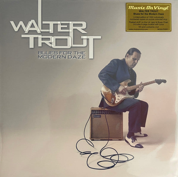Walter Trout – Blues For The Modern Daze, 2xLP, Gatefold, Limited Edition, Numbered( 58/1000), Purple Vinyl