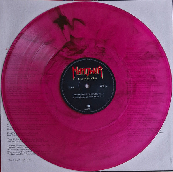 Manowar – Louder Than Hell, 2xLP, Red/Black Marbled