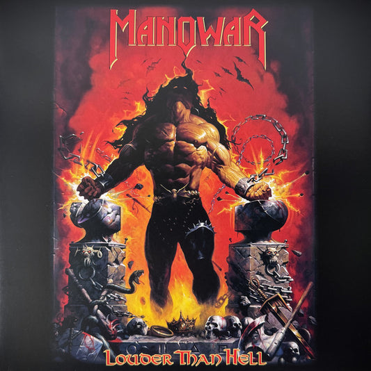 Manowar – Louder Than Hell, 2xLP, Red/Black Marbled