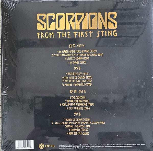 Scorpions – From The First Sting (Scorpions 60th Anniversary), 2xLP