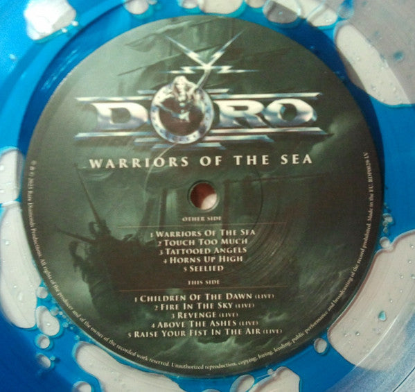 Doro – Warriors Of The Sea    ,  Limited Edition, Liquid Filled Blue Curacao