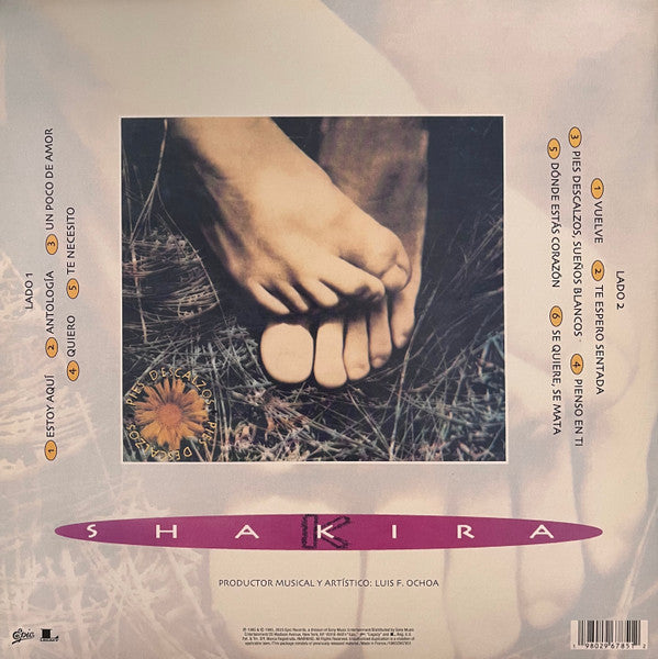 Shakira – Pies Descalzos, Special Edition, Gatefold