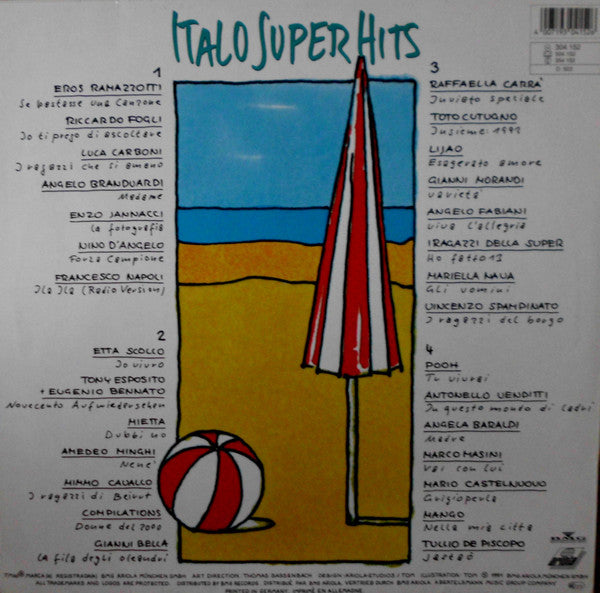 Italo Super Hits   ,  2LP