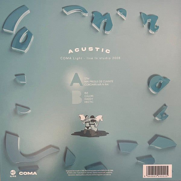 Coma – Coma Light Cuts  ,  Record Store Day, Limited Edition,  Remastered, Stereo, 180 gram, Turquoise Translucent