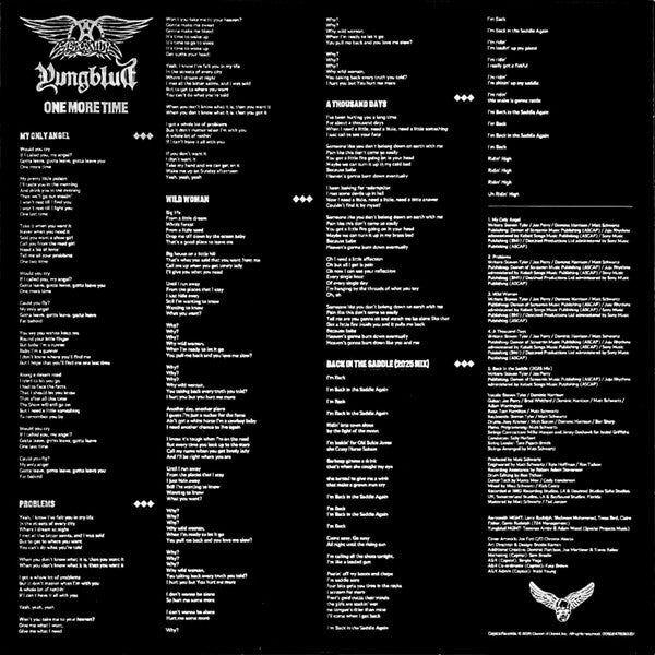 Aerosmith • Yungblud  – One More Time   , Single Sided, Etched