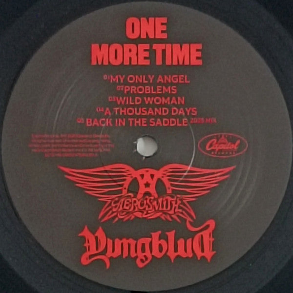 Aerosmith • Yungblud  – One More Time   , Single Sided, Etched