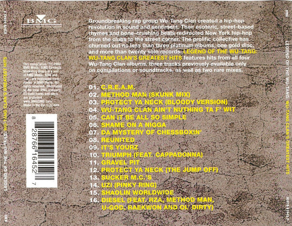 Wu-Tang Clan – Legend Of The Wu-Tang: Wu-Tang Clan's Greatest Hits