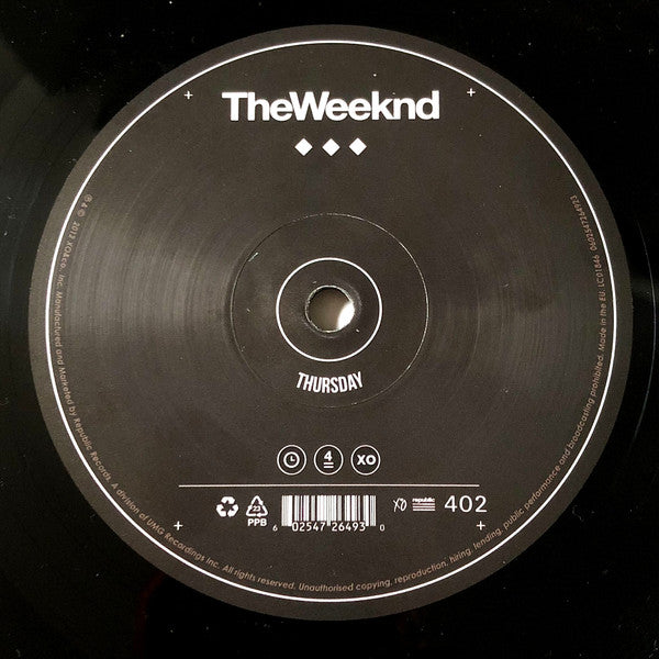 The Weeknd – Thursday    , 2LP , Gatefold