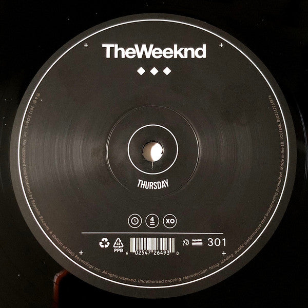 The Weeknd – Thursday    , 2LP , Gatefold