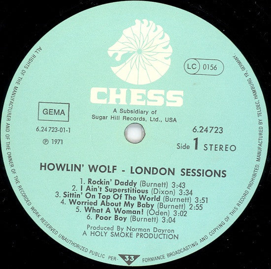 Howlin' Wolf – The London Howlin' Wolf Sessions , Gatefold