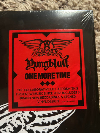 Aerosmith • Yungblud  – One More Time  ,  Autograf varianta  US , Single Sided,  Etched
