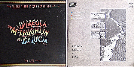 John McLaughlin / Al Di Meola / Paco De Lucía ‎– Friday Night In San Francisco - Passion Grace & Fire     2LP
