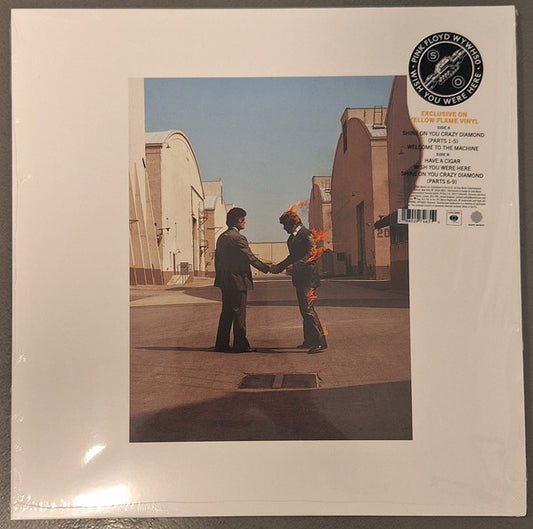 Pink Floyd – Wish You Were Here ,  Limited Edition,  50th Anniversary, Yellow Flame