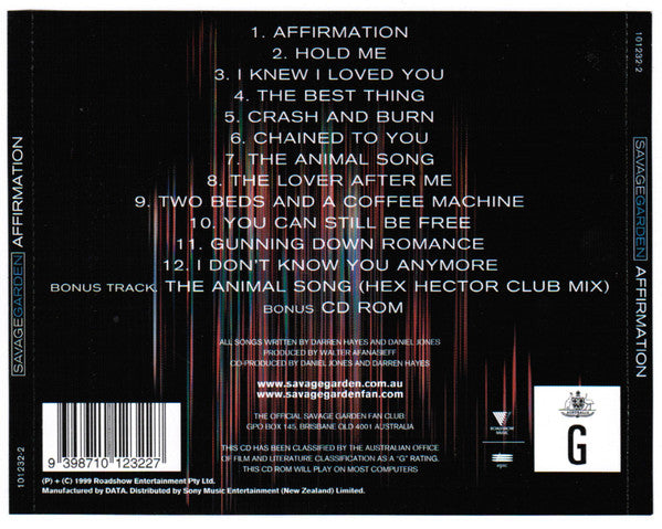 Savage Garden – Affirmation