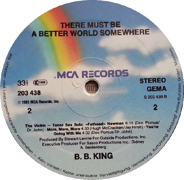 B.B. King – There Must Be A Better World Somewhere