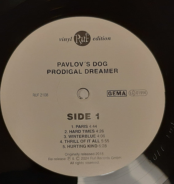 Pavlov's Dog – Prodigal Dreamer   ,  180 gram