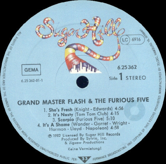 Grandmaster Flash & The Furious Five ‎– The Message
