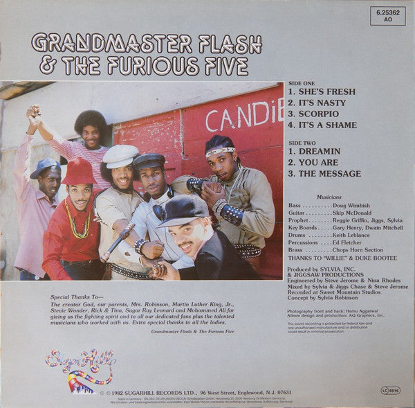 Grandmaster Flash & The Furious Five ‎– The Message