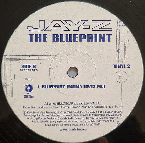 Jay-Z – The Blueprint   ,  2 LP , Gatefold