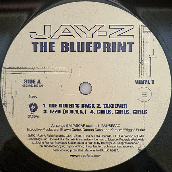Jay-Z – The Blueprint   ,  2 LP , Gatefold