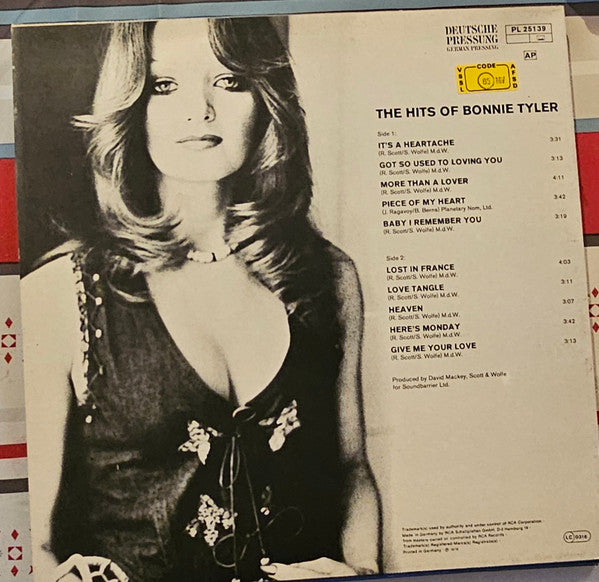 Bonnie Tyler – The Hits Of Bonnie Tyler
