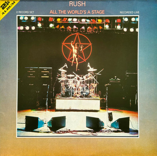 Rush ‎– All The World's A Stage     2LP , Gatefold