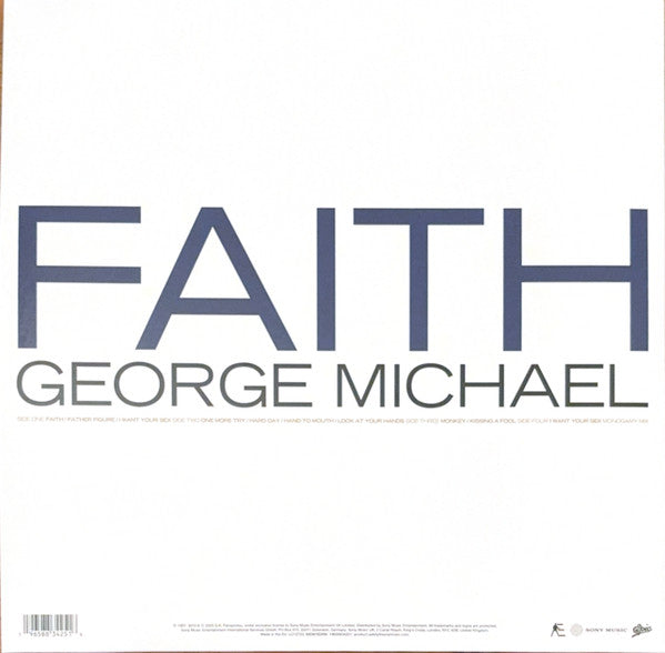 George Michael – Faith,  2xLP, Red & Black Marbled, Gatefold, Half-Speed Mastered