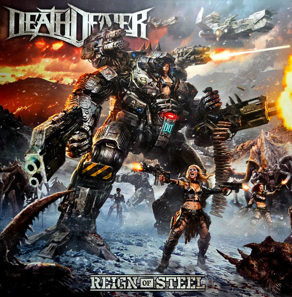 Death Dealer  – Reign Of Steel  ,  Gatefold , Limited Edition, Red w/Black Splatter