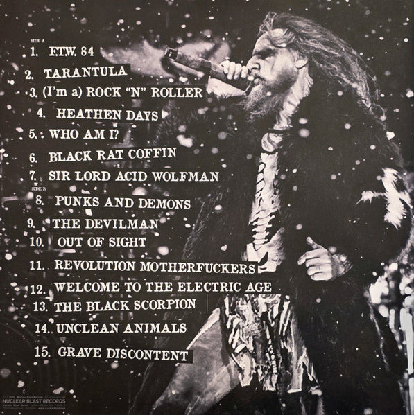 Rob Zombie – The Great Satan  ,  Limited Edition, Black & White Swirl , Gatefold ,28 page booklet
