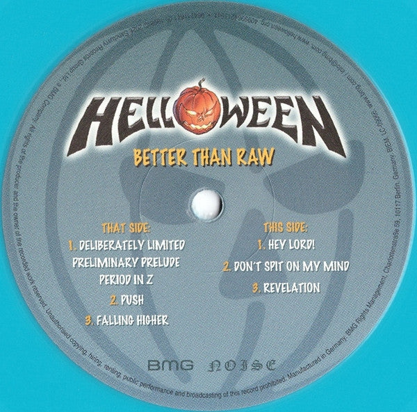 Helloween – Better Than Raw   , 2 LP , Gatefold , Turquoise