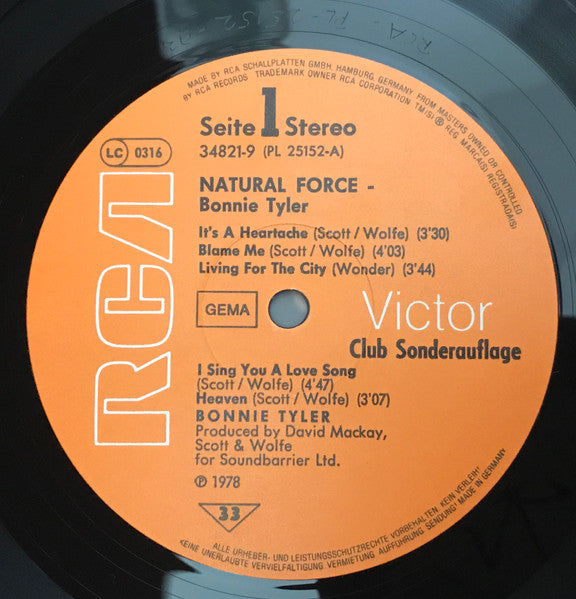 Bonnie Tyler – Natural Force, Club Edition