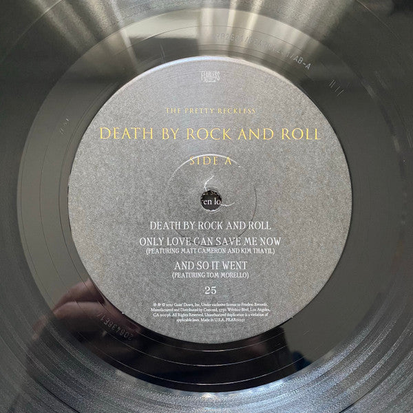 The Pretty Reckless – Death By Rock And Roll  , 2 LP , side etched , Gatefold , US edition , 180 gram