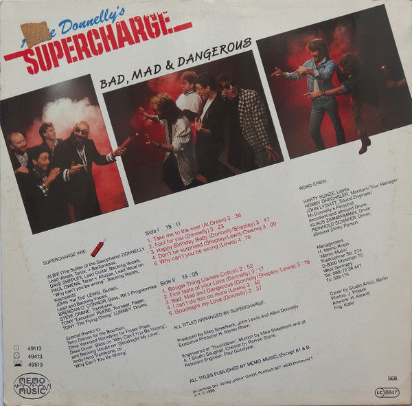 Supercharge  ‎– Bad, Mad & Dangerous