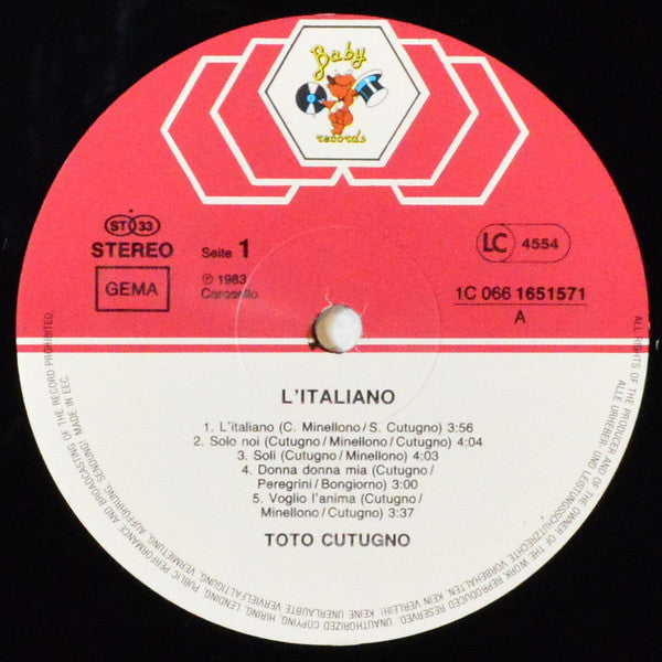 Toto Cutugno – L'Italiano