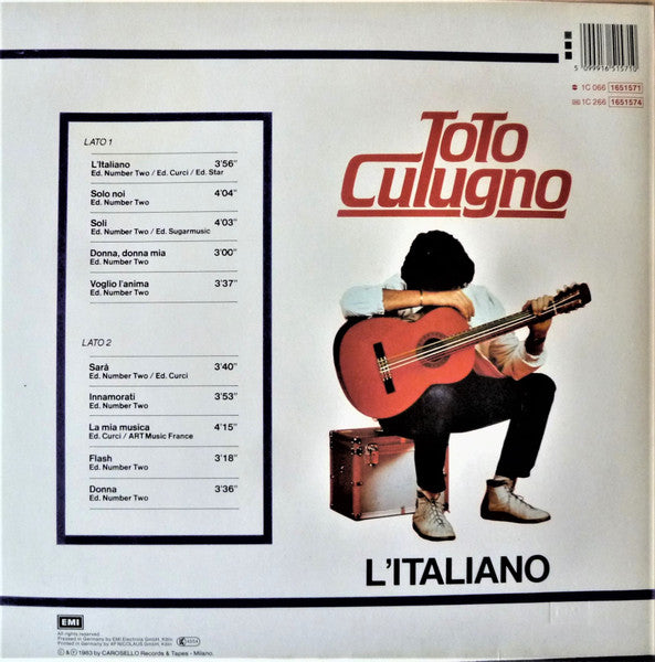 Toto Cutugno – L'Italiano