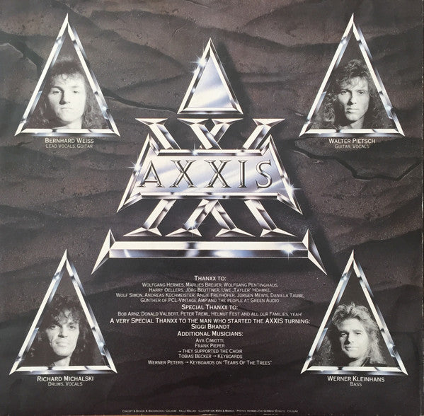 Axxis  ‎– Kingdom Of The Night   ,  1 press Germany, 1989